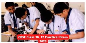 CBSE Class 10, 12 Practical Exam 2023 From Jan 1, Check Guidelines at cbse.gov.in