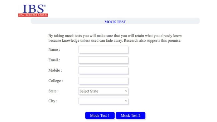 IBSAT 2022 Mock Test Releases at ibsindia.org, Know Steps To Register Here