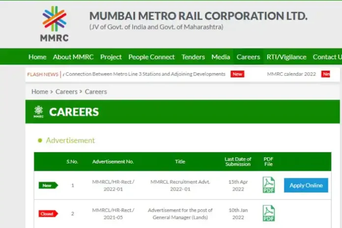 MMRCL Recruitment 2022: Apply For Director, Other Posts at mmrcl.com. Check Salary Here