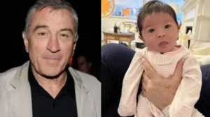 Robert De Niro reveals name and photo of seventh child on TV