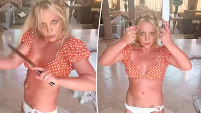 Britney Spears’ dancing with knives invites cops at her house