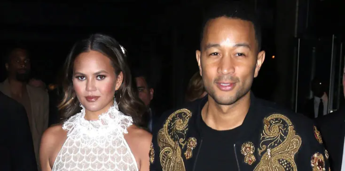 Chrissy Teigen steps out for date night with husband John Legend on his birthday