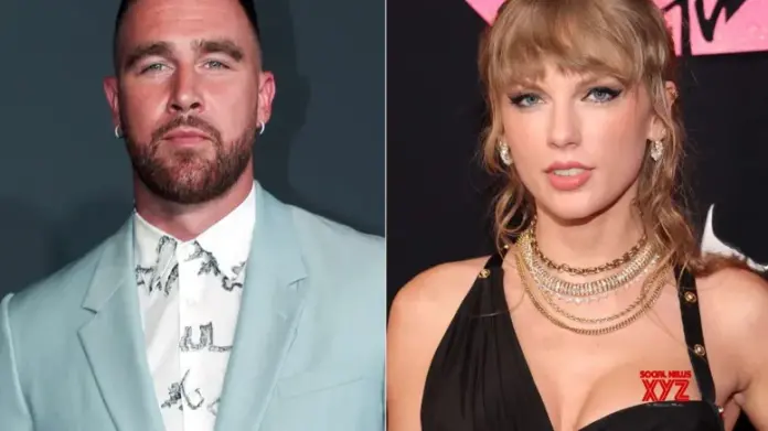 Taylor Swift, Travis Kelce kiss and dance at Coachella backstage