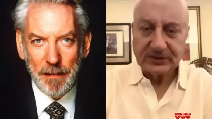 Anupam Kher mourns demise of Canadian star Donald Sutherland