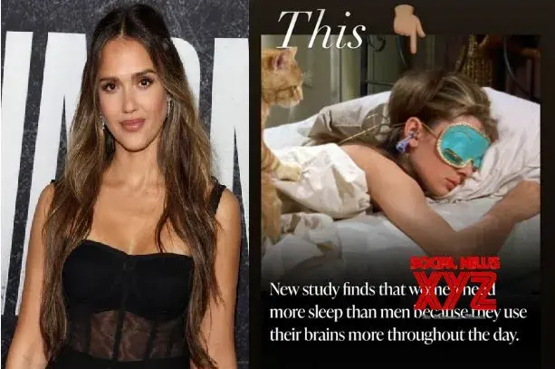 Jessica Alba endorses more sleep for women, cites new research