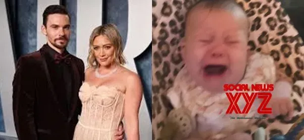 Hilary Duff’s husband Matthew Koma posts photo of their baby crying while she’s away