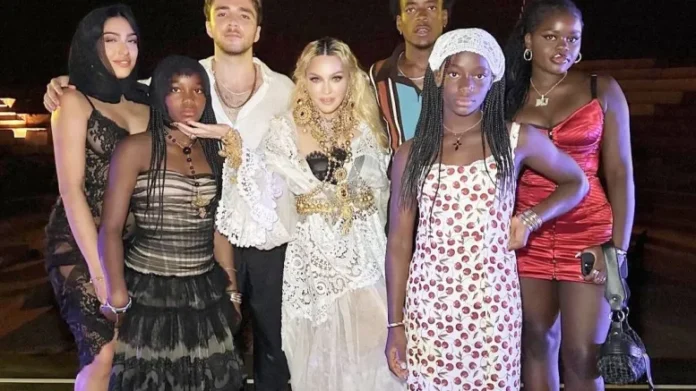 Madonna shares photograph with all six kids while celebrating 66th birthday