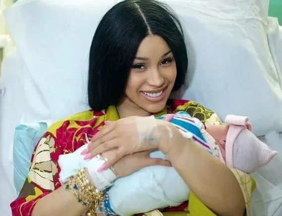 Cardi B welcomes baby girl, says ‘prettiest lil thing’